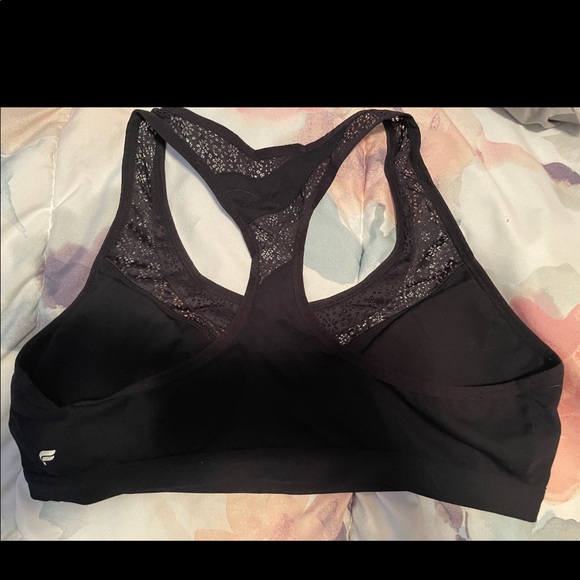 Black XL Fabletics High Impact Sports Bra - Picture 2 of 2